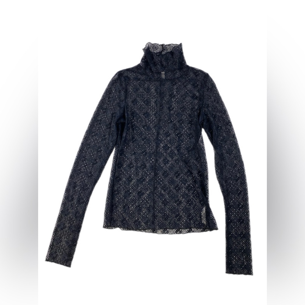 Free People Intimately Sweet Memories Lace
Turtleneck Size Medium in Black NWOT - Picture 9 of 12